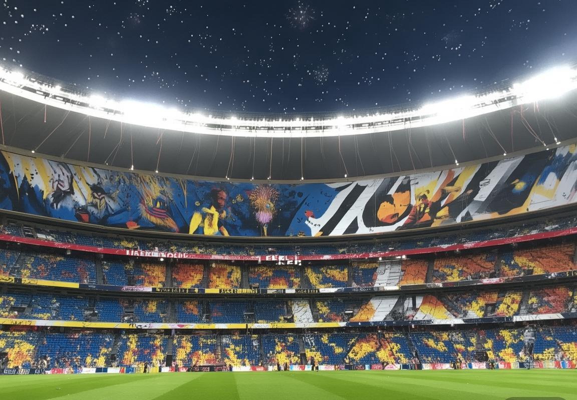 巴塞罗那对尤文图斯：巅峰对决，球星闪耀解